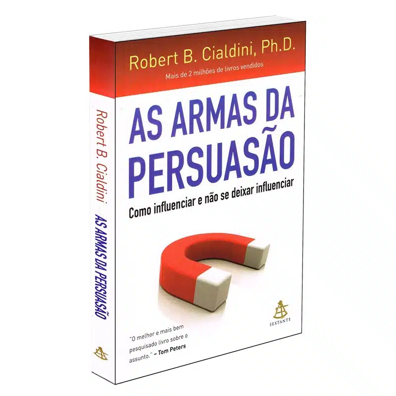 Capa do livro "as armas da persuasão"