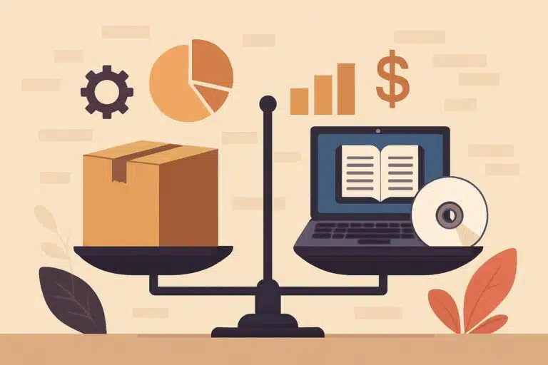 Produtos físicos ou digitais