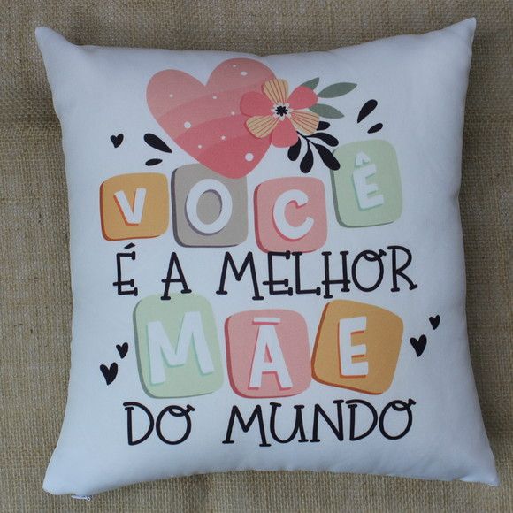 Almofada de dia das mães